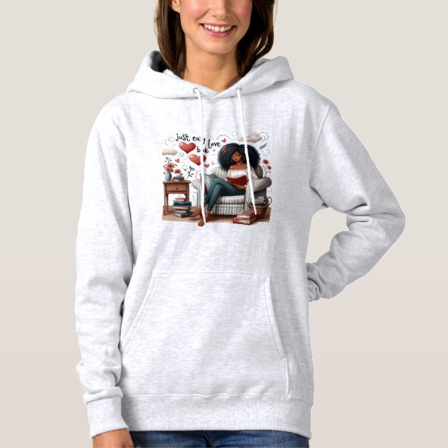 Einfach leicht Liebe Buch, Afrikanisch-Amerikanisc Hoodie (Vorderseite)