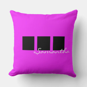 Einfach Letter & Icon ART + Ihre Farben & Ideen Kissen
