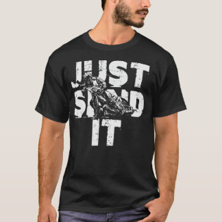 Einfach Losfahren Motocross Cooles Motorrad Dirt B T-Shirt