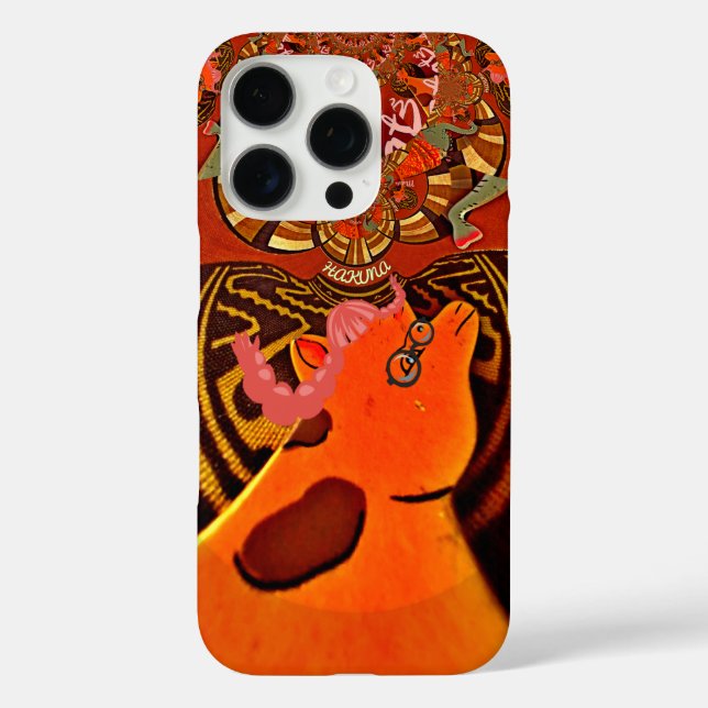 Einfach lustig Giraffenbild iPhone 16 Pro Hülle (Rückseite)