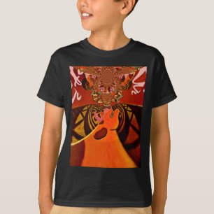 Einfach lustig Giraffenbild T-Shirt