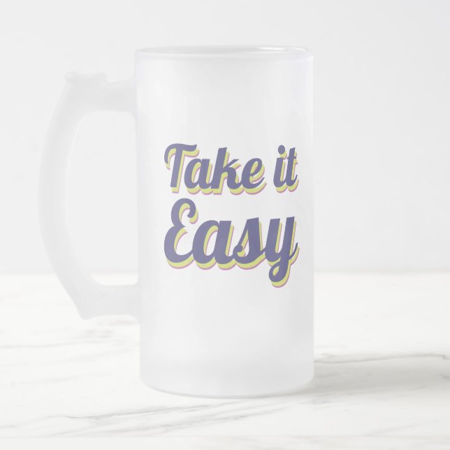 Einfach machen mattglas bierglas (Links)