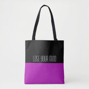 Einfach MAGENTA PINK und Ihren Text färben Tasche
