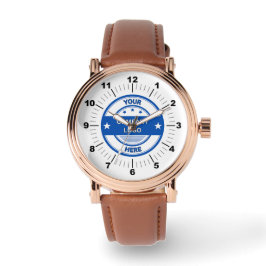 EINFACH! Männerüberwachung - Personalisiert - Gold Armbanduhr