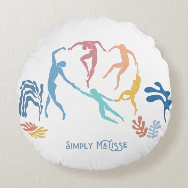 Einfach Matisse - Tanz Rundes Kissen (Vorderseite)