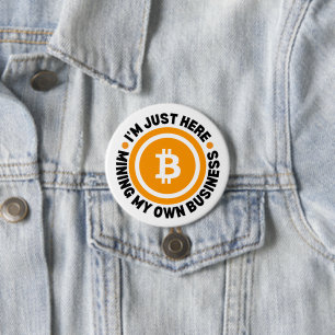 EINFACH MEIN EIGENES BUSINESS-Fun-Bitcoin Button