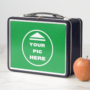 EINFACH! Metal Lunchbox - Schwarz - Benutzerdefini