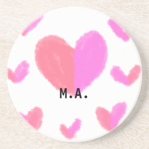 EINFACH MINIMAL.CUTIE NAME BABY Buchstabe Werfen P Getränkeuntersetzer