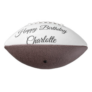 EINFACH MINIMAL.CUTIE NAME BABY herzlichen Glückwu Football