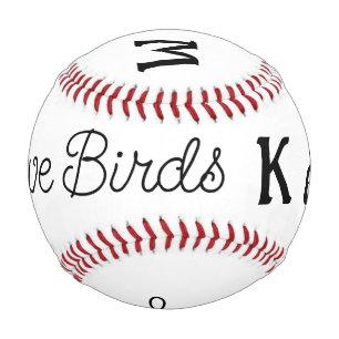 einfach minimal deinen Namen Text Liebesvögel Text Baseball