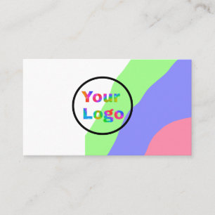 EINFACH MINIMAL FÜGEN SIE IHR LOGO CUSTOM TEXT HIE VISITENKARTE