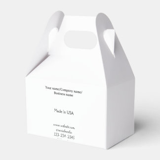 einfach minimal Fügen Sie Ihr Logo/Design hier Ges Geschenkschachtel