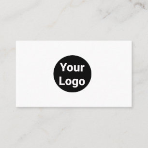 EINFACH MINIMAL FÜGEN SIE IHREN LOGO CUSTOM TEXT H VISITENKARTE