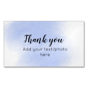 einfach minimal fügen sie ihren text foto dankesch magnetische visitenkarte