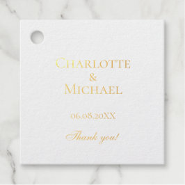 Einfach, minimal geschenkanhänger