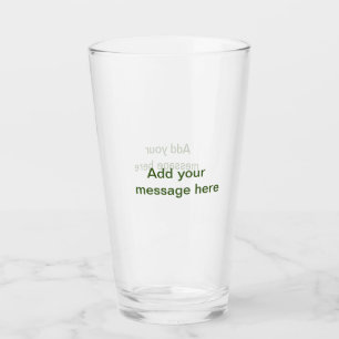 Einfach minimal grün füge deinen Text Namen Foto h Glas