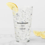 Einfach MINIMAL Ihren Namen benutzerdefinierten Tr Glas<br><div class="desc">Gestaltung</div>