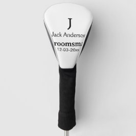 Einfach MINIMAL Ihren Namen benutzerdefinierten Tr Golf Headcover