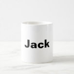 Einfach MINIMAL Ihren Namen benutzerdefinierten Tr Kaffeetasse<br><div class="desc">Gestaltung</div>