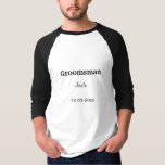 Einfach MINIMAL Ihren Namen benutzerdefinierten Tr T-Shirt<br><div class="desc">Gestaltung</div>