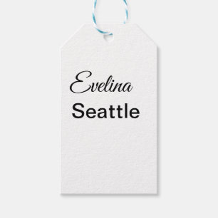 Einfach minimal Ihren Namen Text Platz city custo Geschenkanhänger
