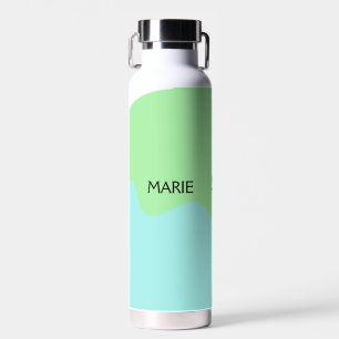 EINFACH MINIMALE GRÜNE HINZUFÜGEN SIE IHREN NAMEN TRINKFLASCHE