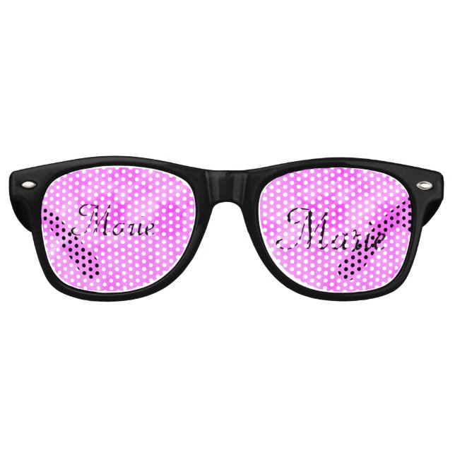 einfach minimale helle pastellrosa fügen Sie Ihren Partybrille (Vorderseite)