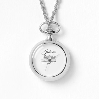 Einfach minimale Hinzufügen Sie Ihren Namen Text P Armbanduhr