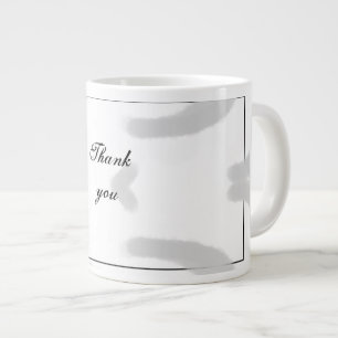 Einfach minimalelegant Dank eleganter, individuell Jumbo-Tasse