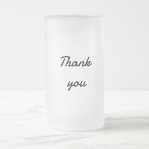 Einfach minimalelegant Dank eleganter, individuell Mattglas Bierglas