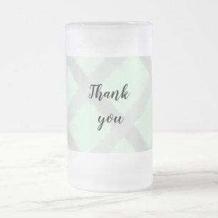 Einfach minimalelegant Dank eleganter, individuell Mattglas Bierglas