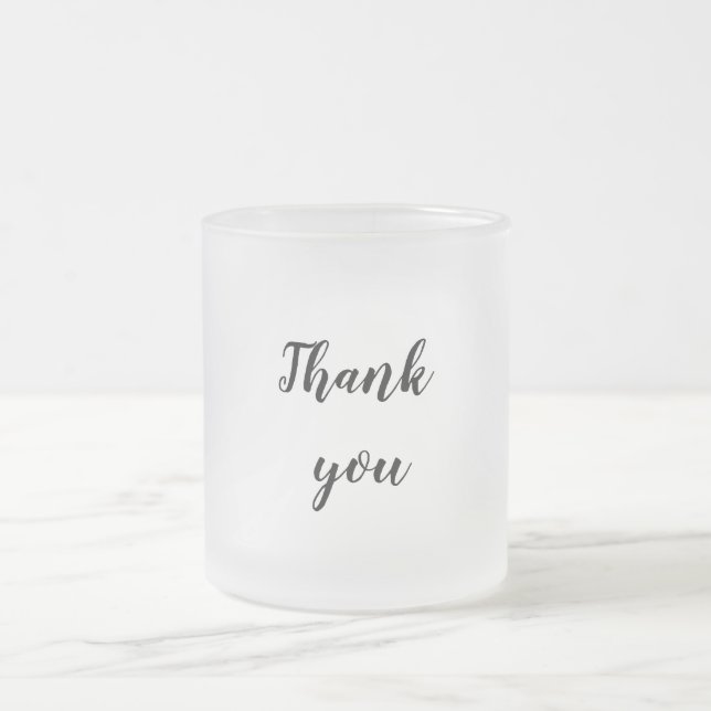 Einfach minimalelegant Dank eleganter, individuell Mattglastasse (Mittel)