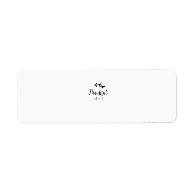 Einfach minimaler Dank für ein paar Namen Text Dat (Vorne)