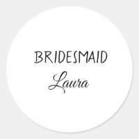 Einfach minimaler Zusatz Name Braut Geschenk Jahr
