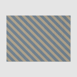 Einfach Minimalistisch, blau und beige gestreift Seidenpapier
