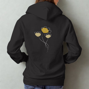 Einfach minimalistisch gestaltete Mädchen-Hoodie m Hoodie