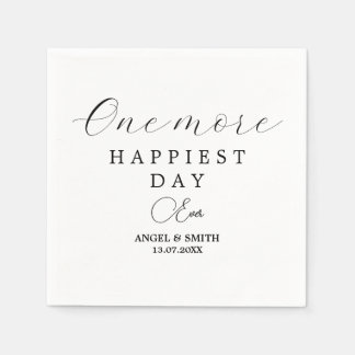 Einfach minimalistisch Hochzeit Napkins Serviette