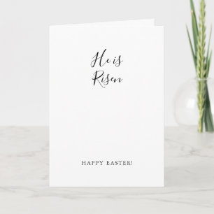 Einfach Minimalistisch ist er zu Ostern Risen  Feiertagskarte