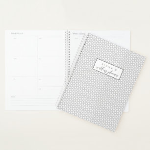 Einfach Minimalistische Wedding Black ID523 Planer