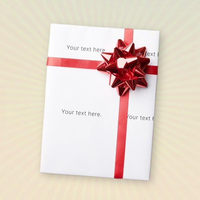 Einfach minimalistischer bearbeitbarer Name oder a Geschenkpapier (Von Creator hochgeladen)