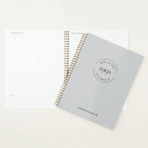 Einfach Minimalistisches, benutzerdefiniertes Logo Planer
