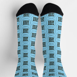 Einfach Minimalistisches Logo und Text Socken