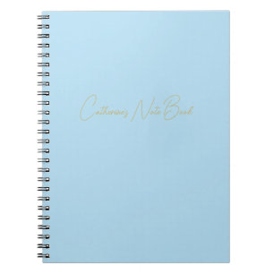 Einfach Minimalistisches, modernes Gold Script bla Notizblock
