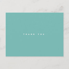 Einfach Minze und Grateful Postcard Mailer Postkarte