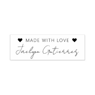 Einfach mit Liebe hergestellt Permastempel