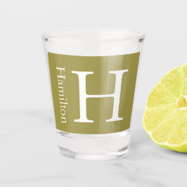 Einfach Mit Monogramm Name Personalisiert Schnapsglas