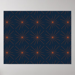 Einfach, modern, cool, trendig abstrakt poster