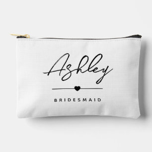 Einfach Modern Elegant Benutzerdefinierter Brautju Zubehörtasche