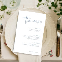 Einfach modern Minimalistisch | Dusty Blue Wedding