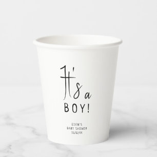 Einfach modern neutral ist es eine Baby-Dusche Pappbecher